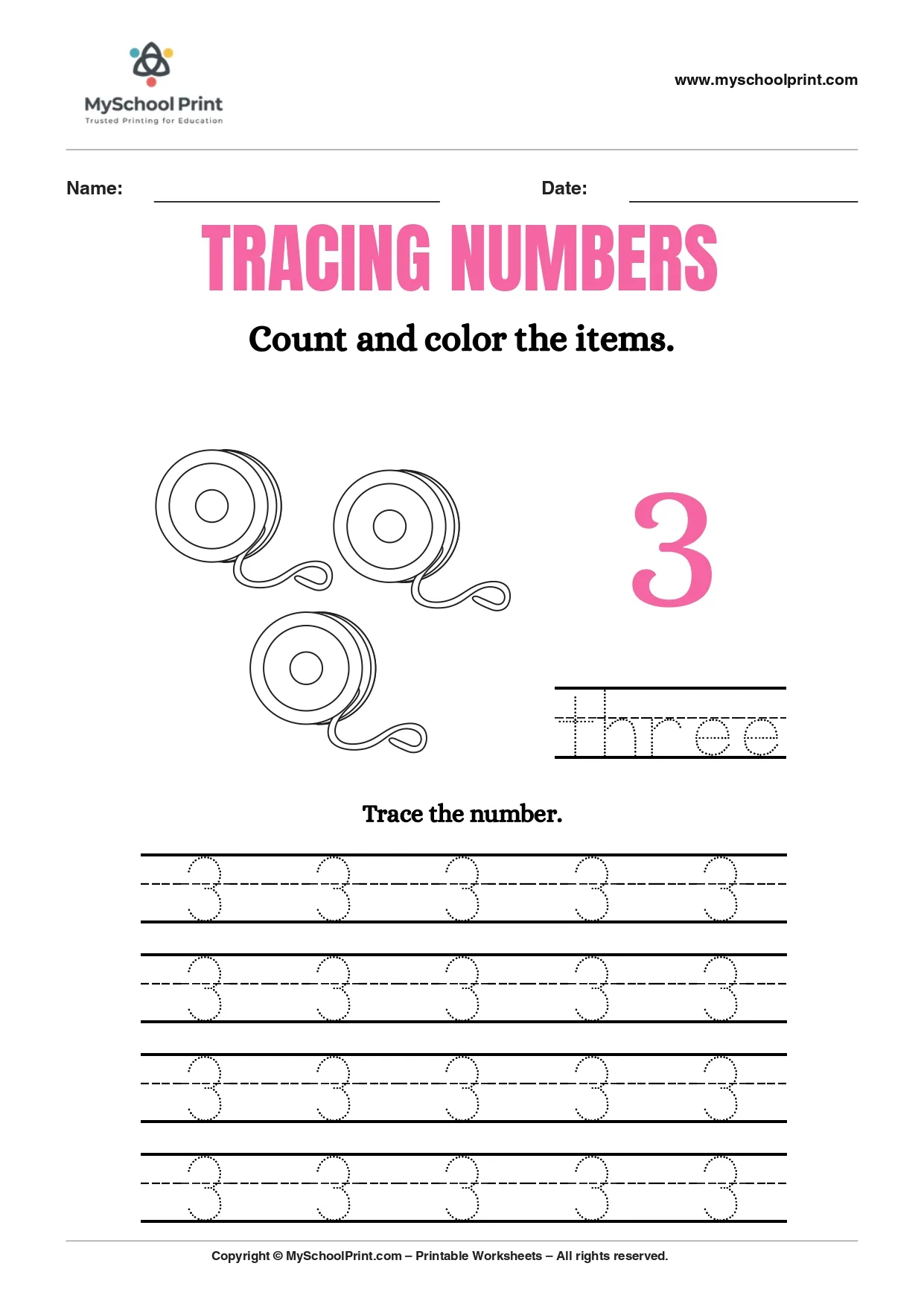 Number 23 coloring worksheet