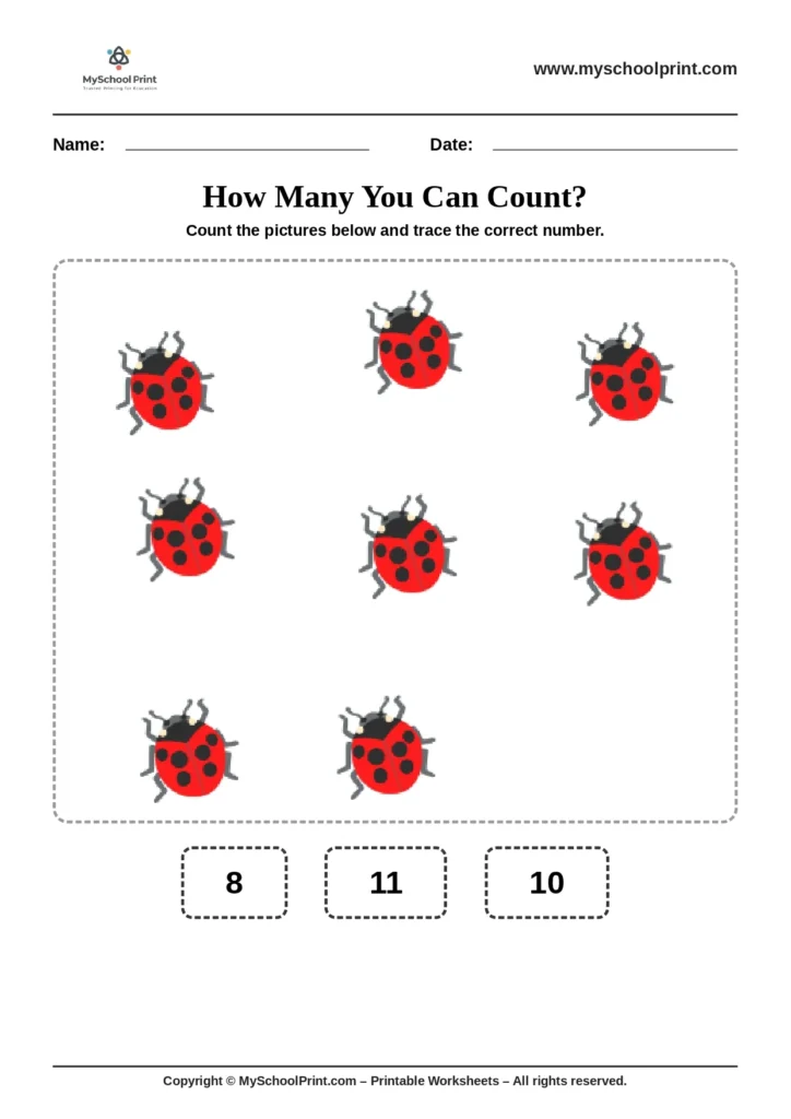 Count and write worksheet 24