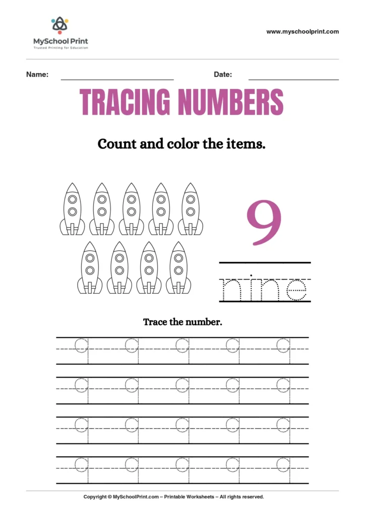 Number 29 coloring worksheet