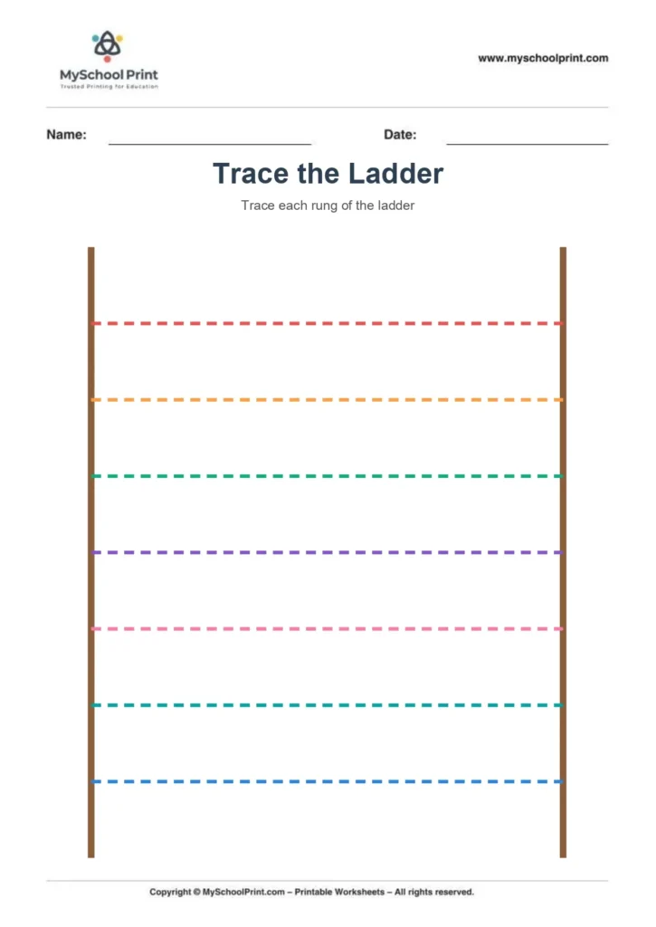 Line tracing worksheet 3