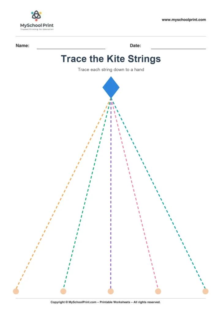 Line tracing worksheet 5
