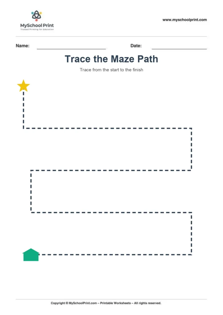 Path tracing worksheet 2