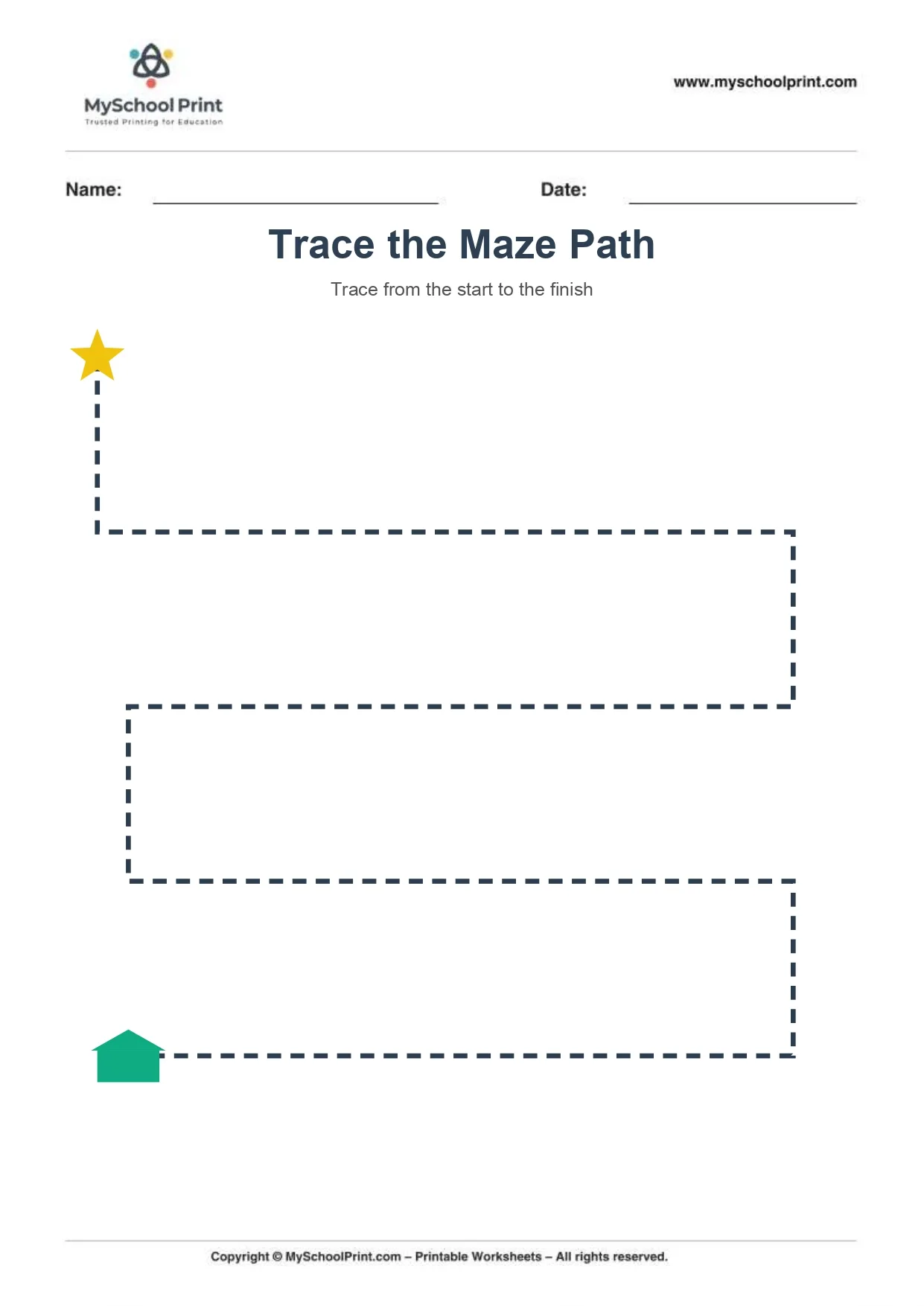 Path tracing worksheet 2