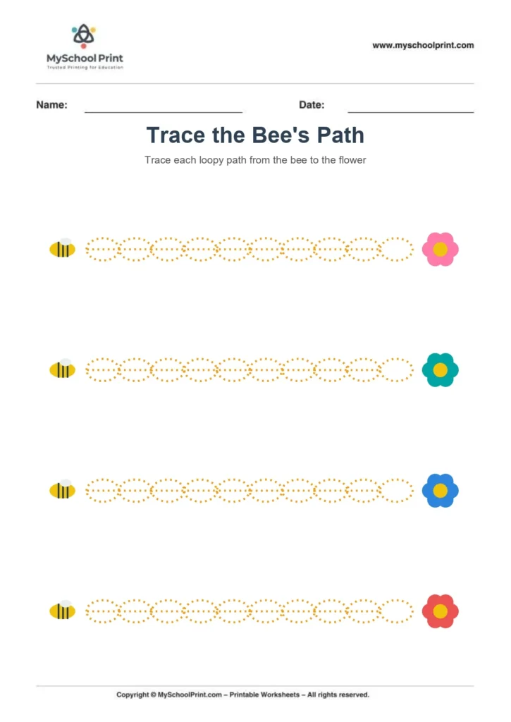 Path tracing worksheet 5