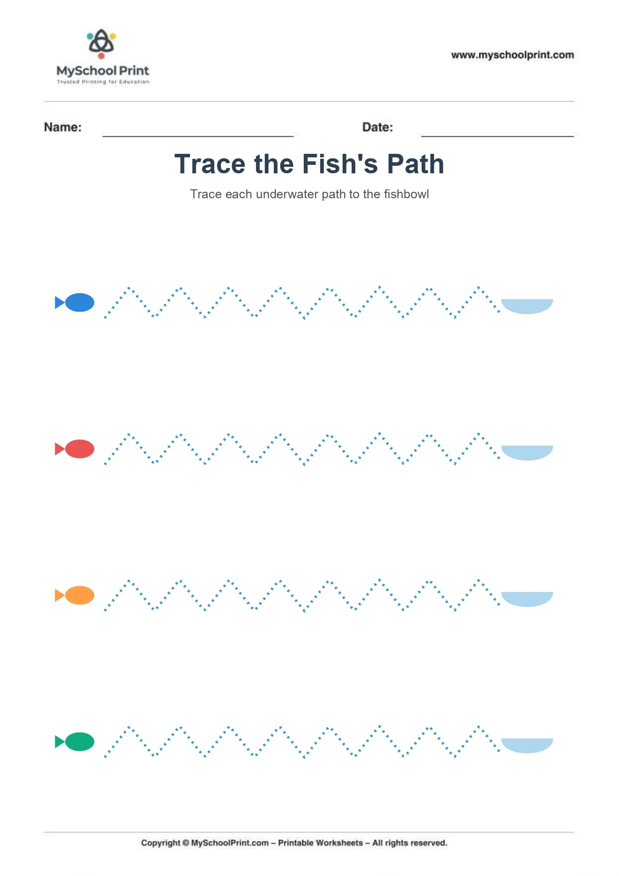 Path tracing worksheet 7