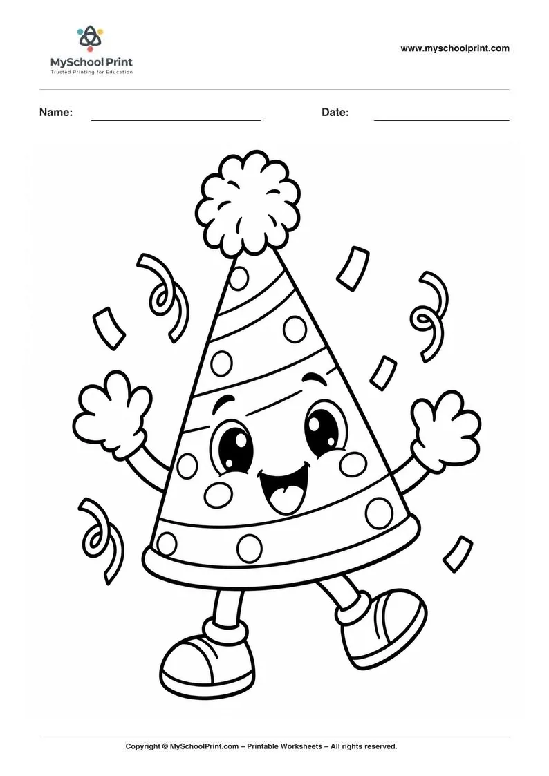 kawaii rainbow clouds and stars coloring page for kids