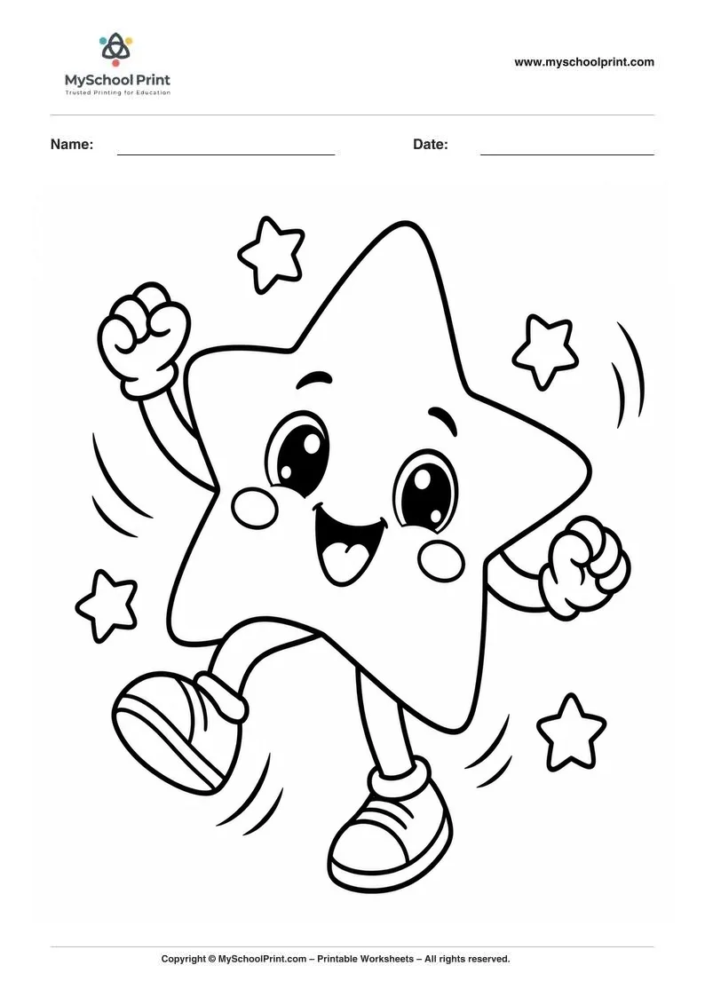joyful rainbow with cloud friends coloring page for kids