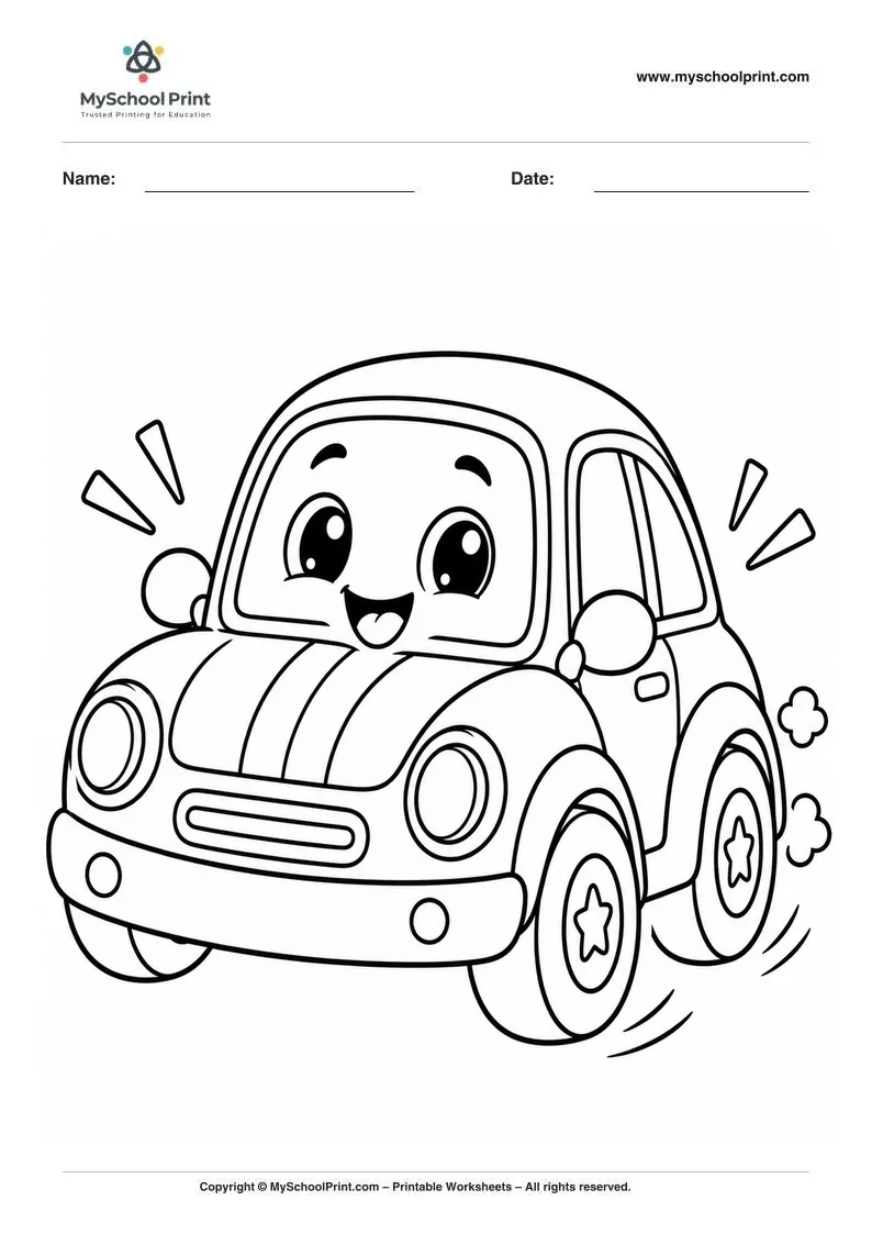 cheerful soccer ball coloring page for kids