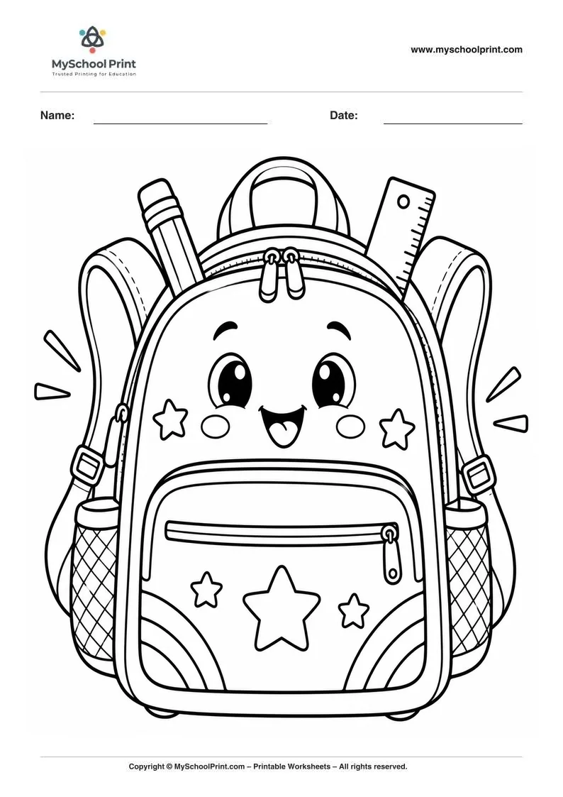 magic storybook coloring page for kids