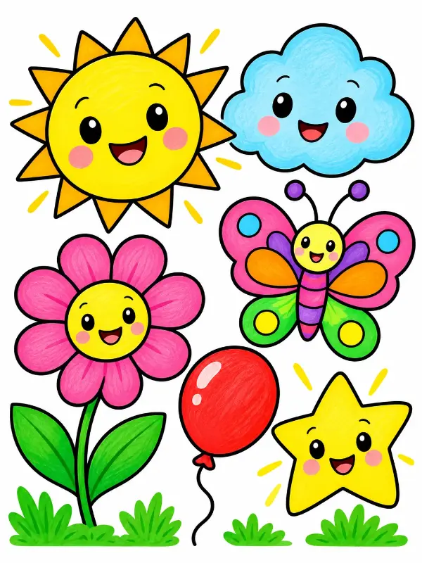 Fun coloring worksheets for kids