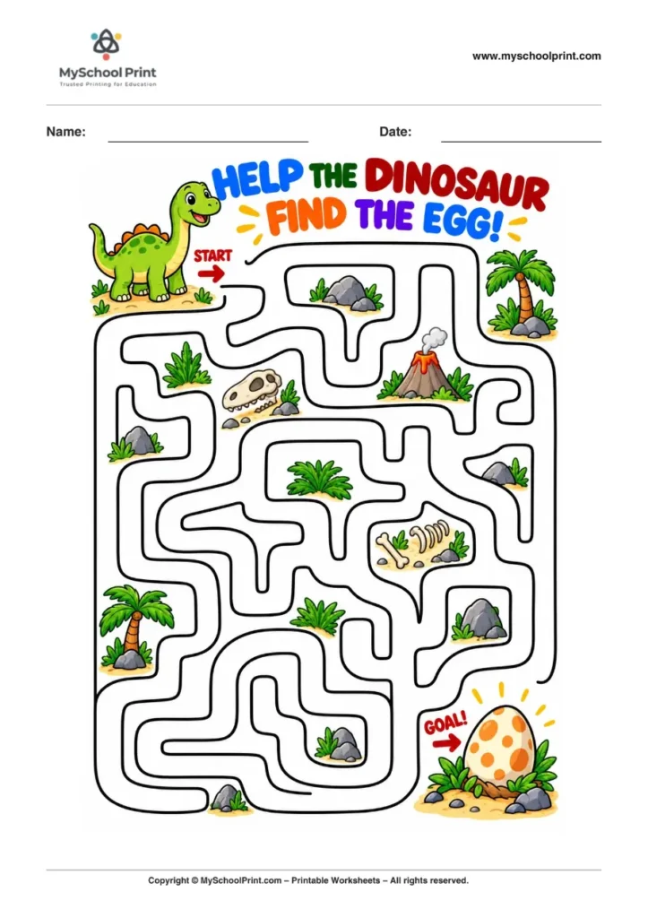 Maze worksheet 24 for kids
