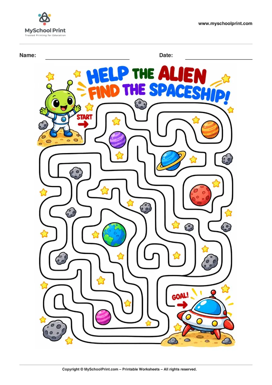 Maze worksheet 27 for kids