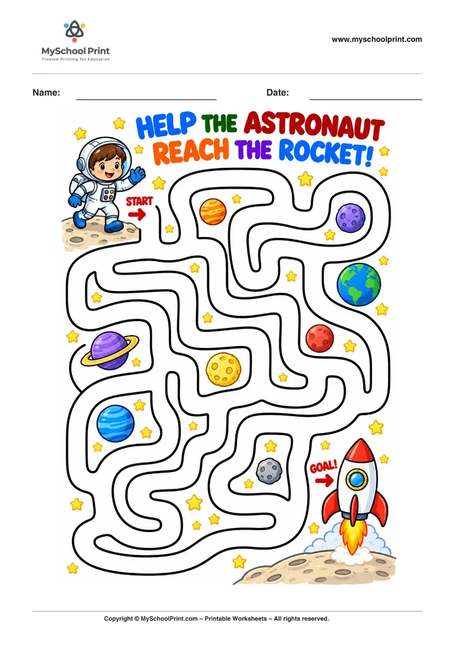 Maze worksheet 29 for kids