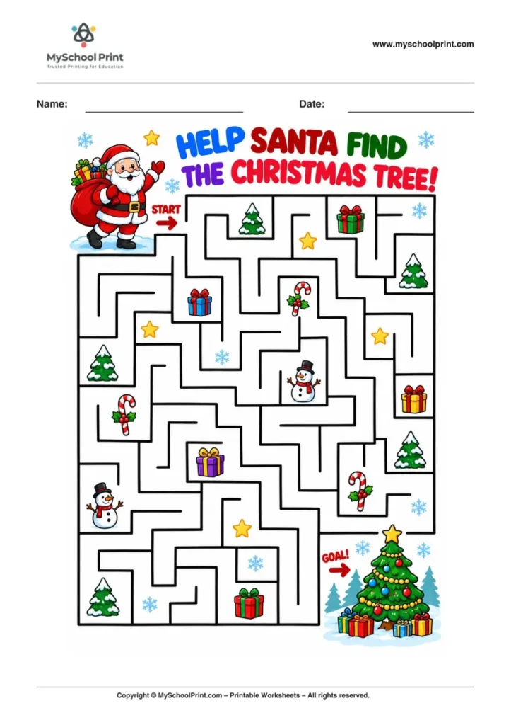 Maze worksheet 34 for kids