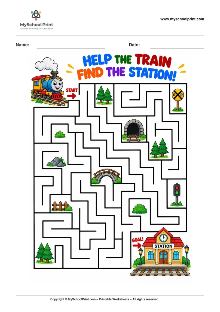 Maze worksheet 36 for kids