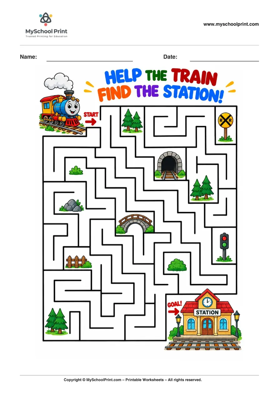 Maze worksheet 36 for kids