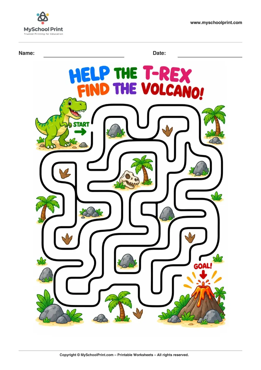 Maze worksheet 56 for kids