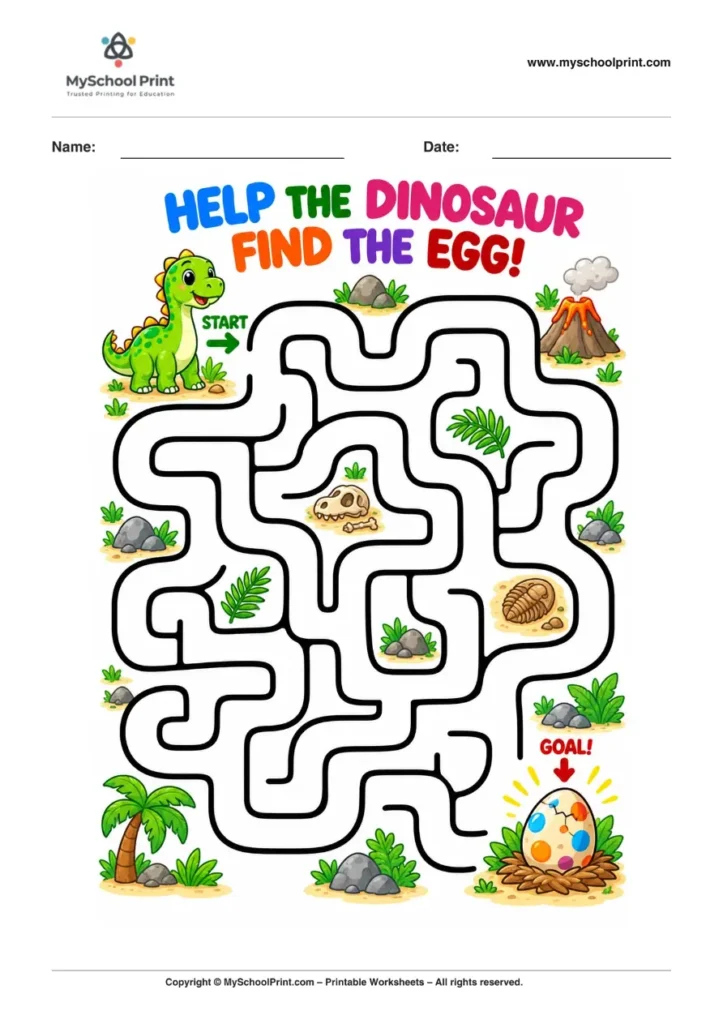 Maze worksheet 57 for kids