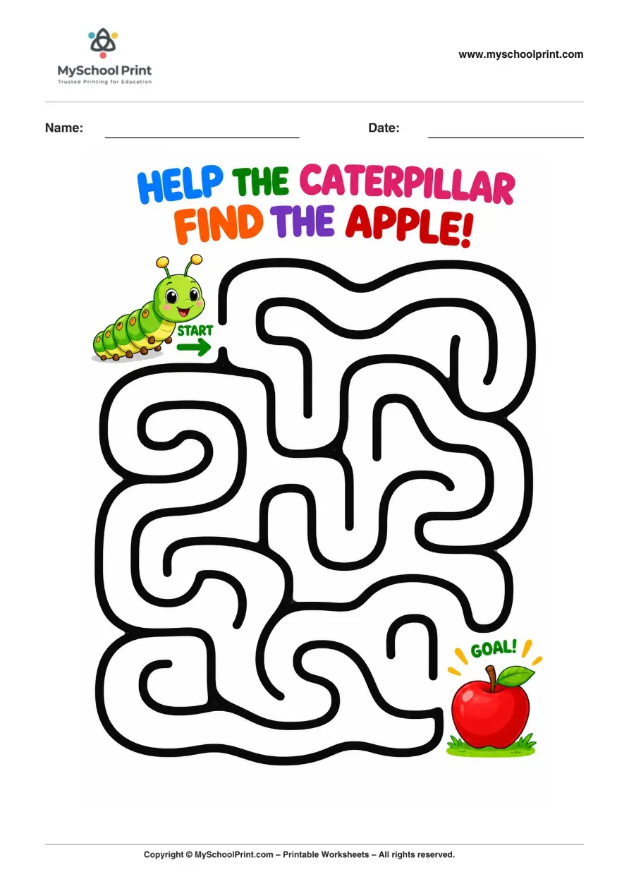 Maze worksheet 67 for kids