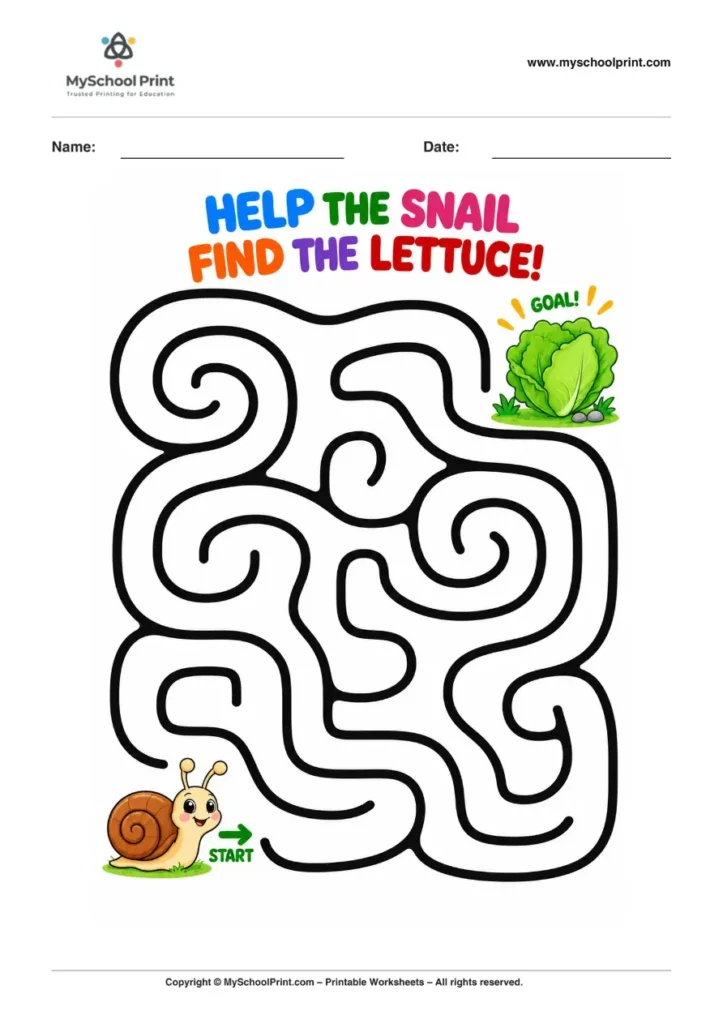 Maze worksheet 68 for kids
