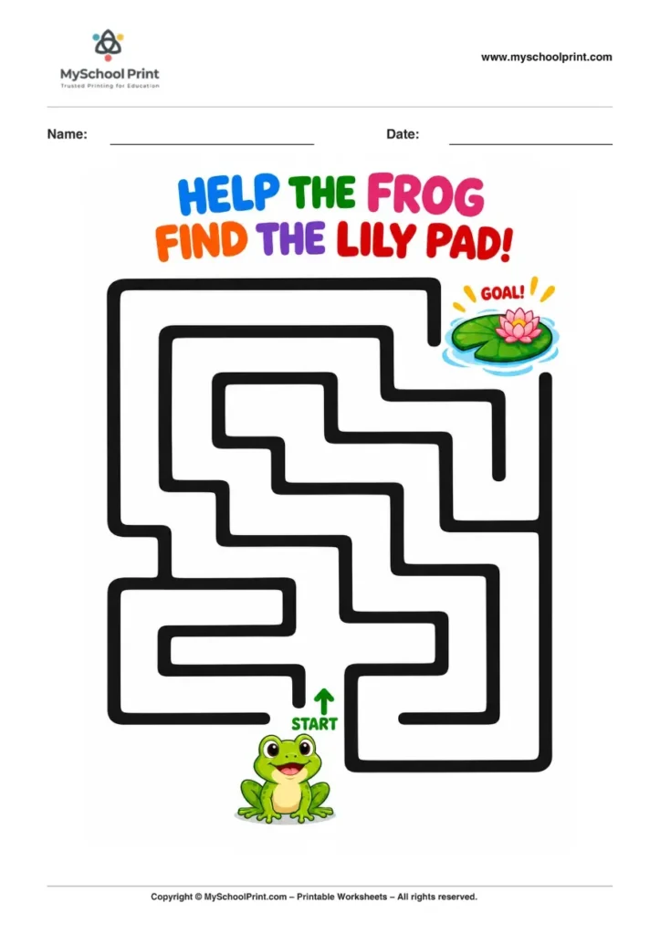 Maze worksheet 76 for kids