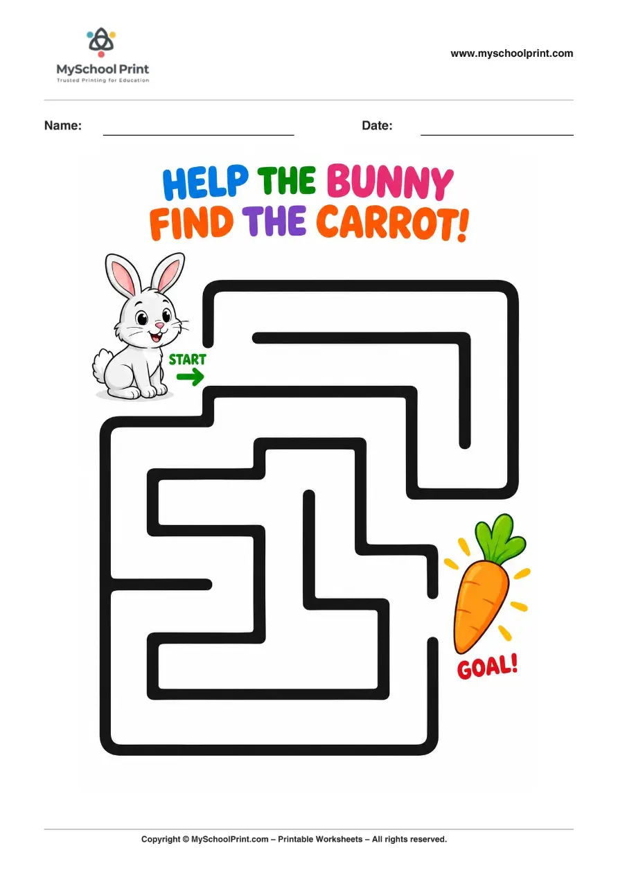 Maze worksheet 81 for kids