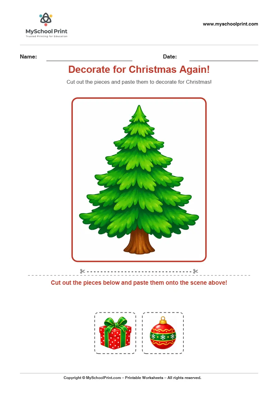 Pasting activity worksheet 20 for kids