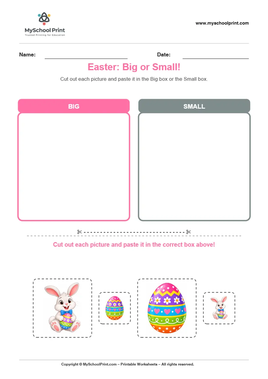 Pasting activity worksheet 24 for kids