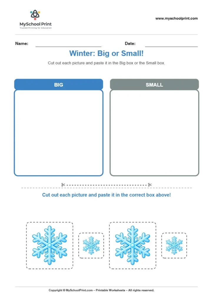 Pasting activity worksheet 54 for kids