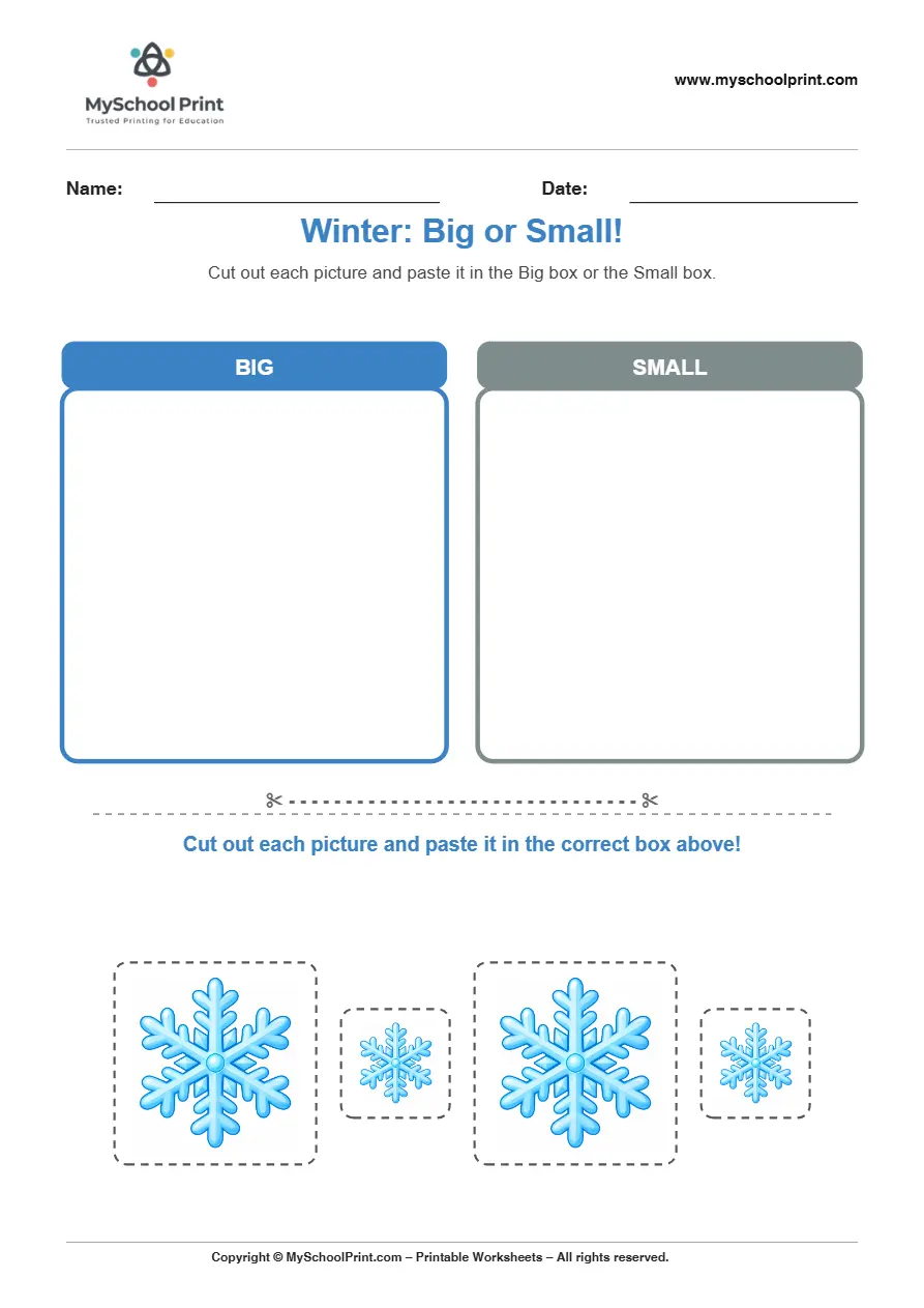 Pasting activity worksheet 54 for kids