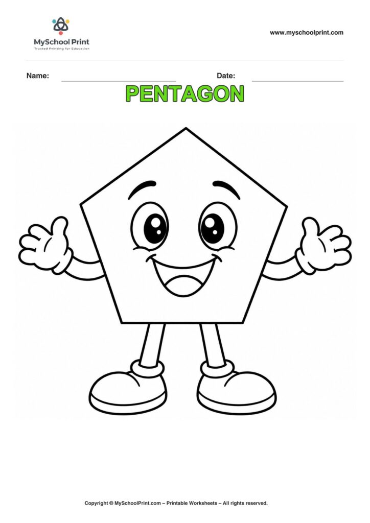 shape coloring worksheet 29 for preschool and kindergarten
