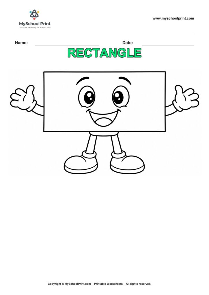 shape coloring worksheet 30 for preschool and kindergarten