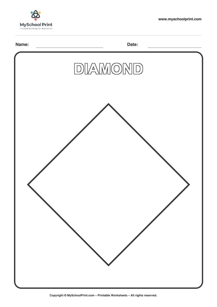 shape coloring worksheet 58 for preschool and kindergarten