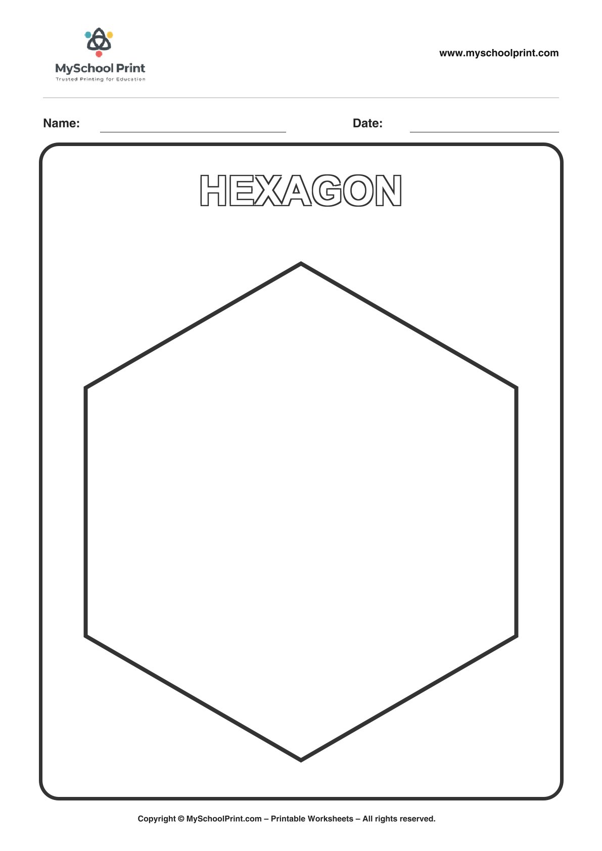 shape coloring worksheet 60 for preschool and kindergarten