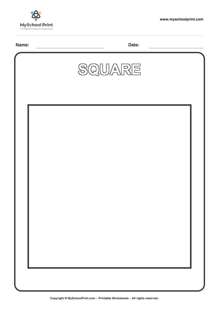 shape coloring worksheet 64 for preschool and kindergarten