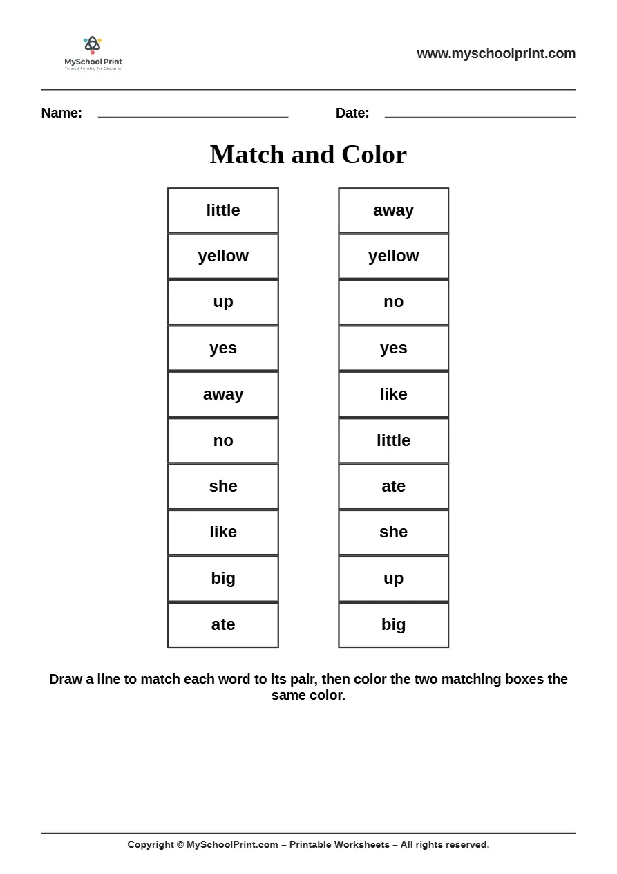 sight words worksheet 60 for kindergarten reading practice