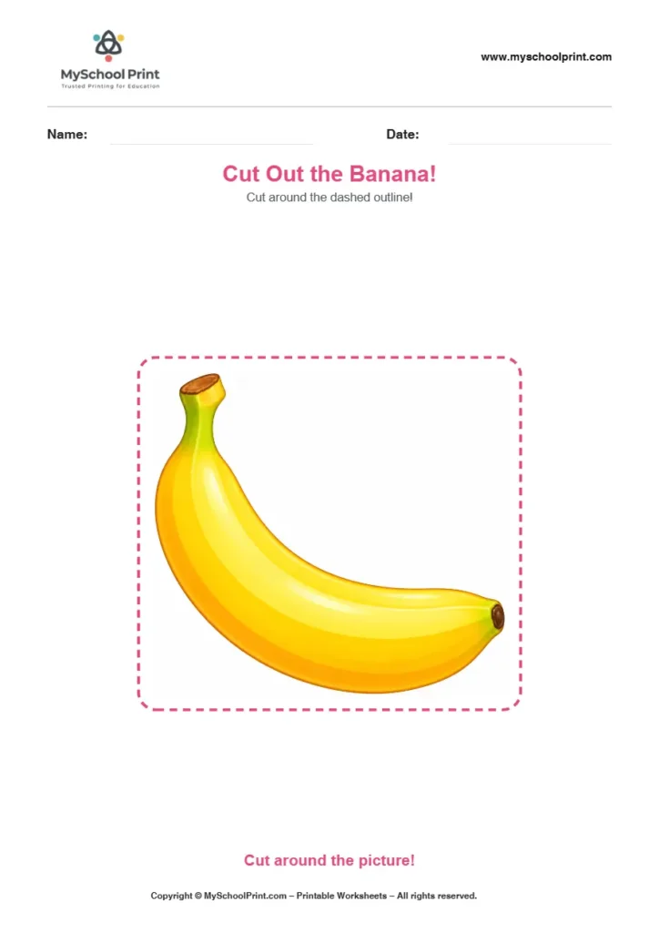Scissor activity worksheet 119 for kids