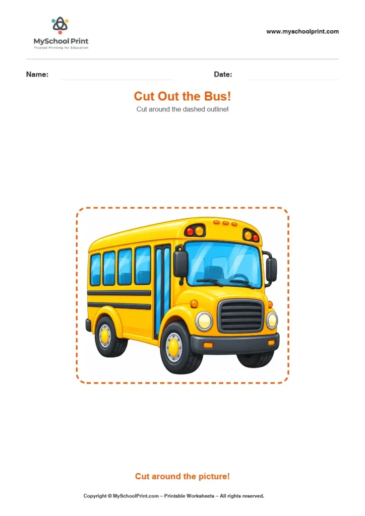 Scissor activity worksheet 122 for kids