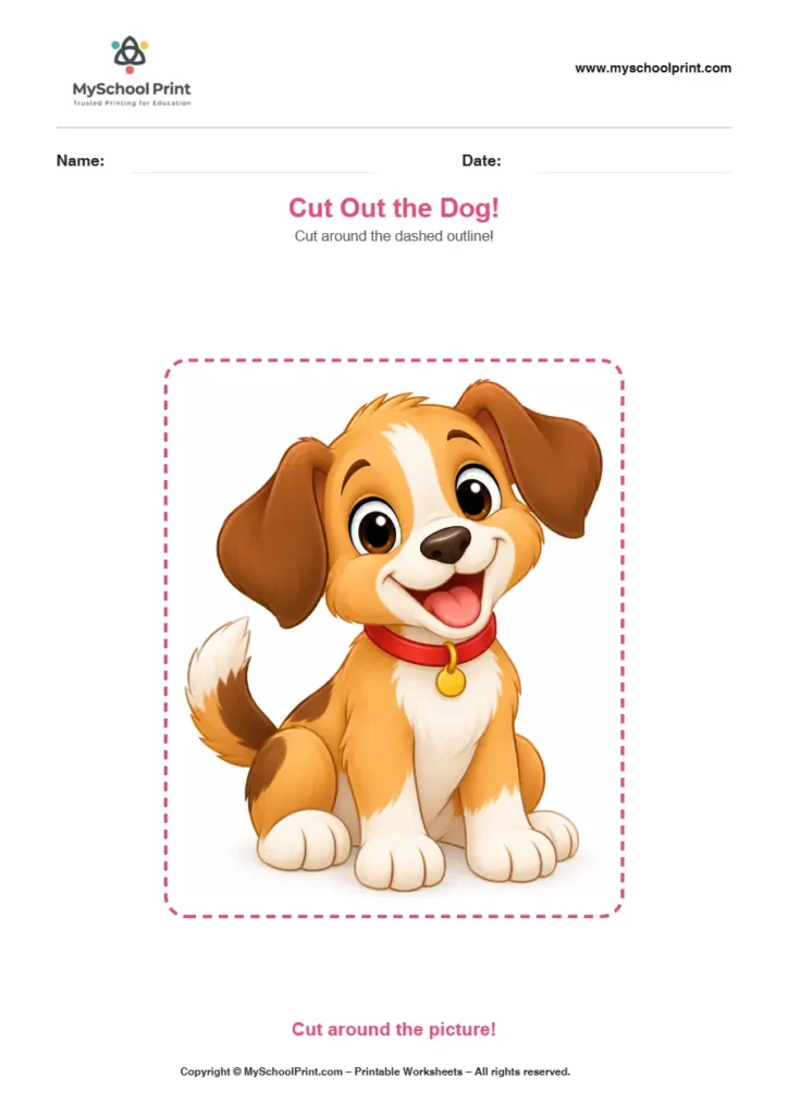 Scissor activity worksheet 128 for kids