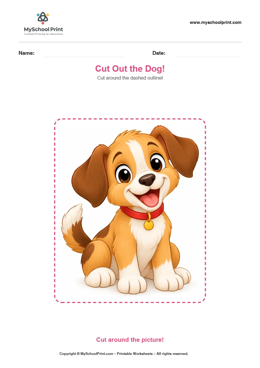 Scissor activity worksheet 128 for kids