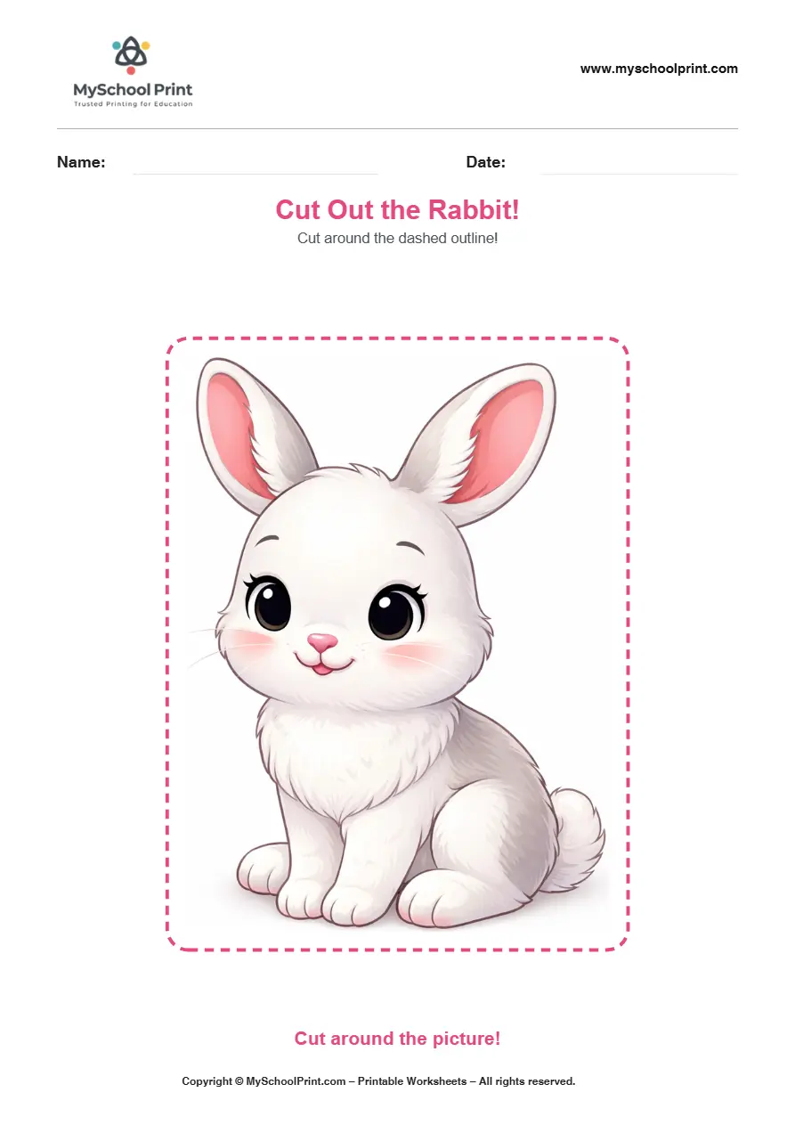 Scissor activity worksheet 141 for kids