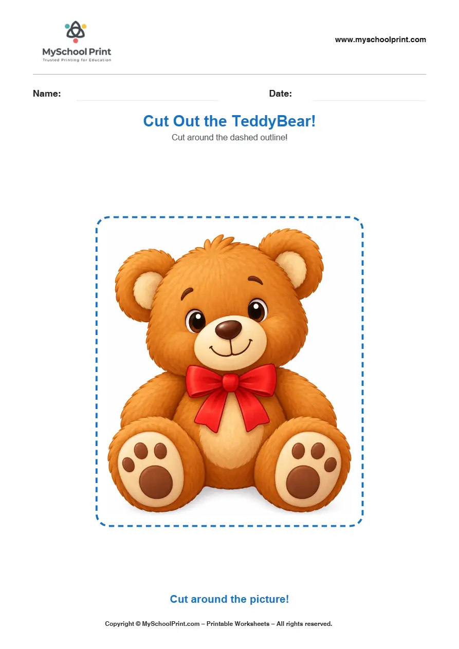 Scissor activity worksheet 143 for kids