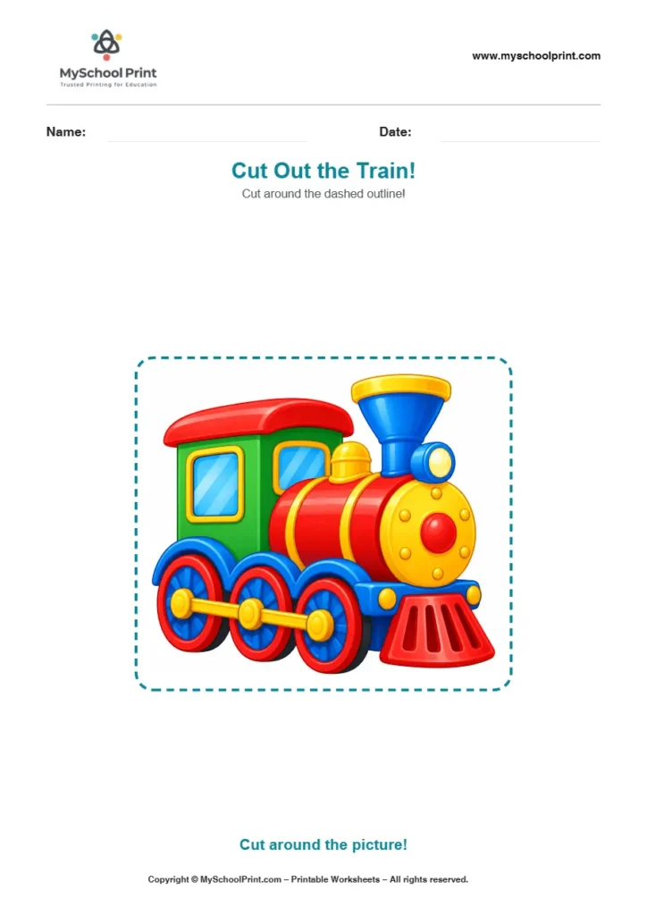 Scissor activity worksheet 145 for kids