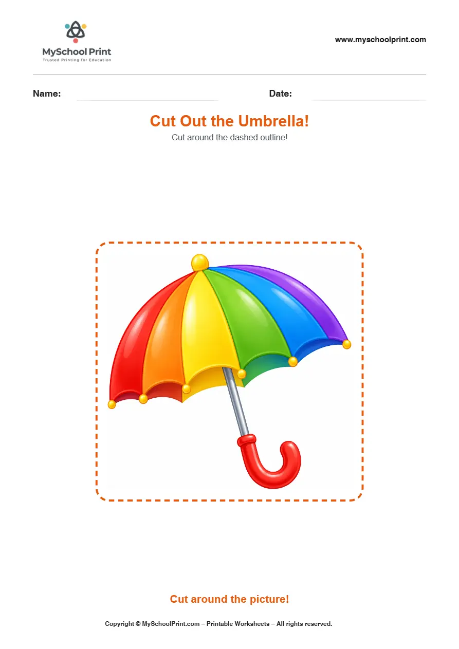 Scissor activity worksheet 147 for kids
