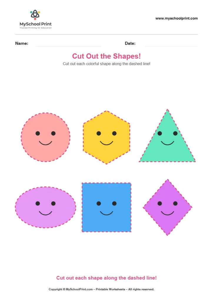 Scissor activity worksheet 64 for kids