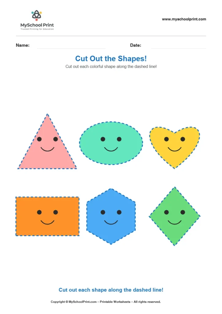 Scissor activity worksheet 73 for kids